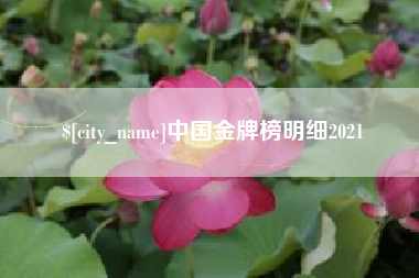 大悟中国金牌榜明细2021