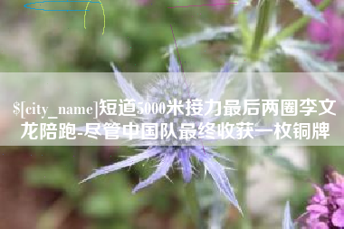 大悟短道5000米接力最后两圈李文龙陪跑-尽管中国队最终收获一枚铜牌