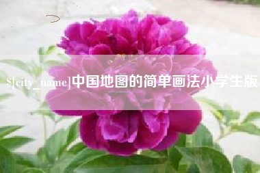 大悟中国地图的简单画法小学生版
