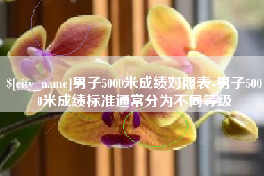 大悟男子5000米成绩对照表-男子5000米成绩标准通常分为不同等级