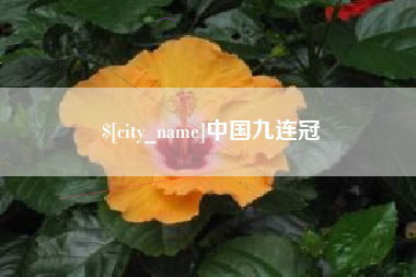大悟中国九连冠