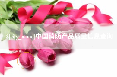 大悟中国消防产品质量信息查询