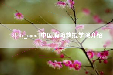 大悟中国消防救援学院介绍