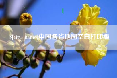大悟中国各省地图空白打印版