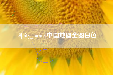 大悟中国地图全图白色