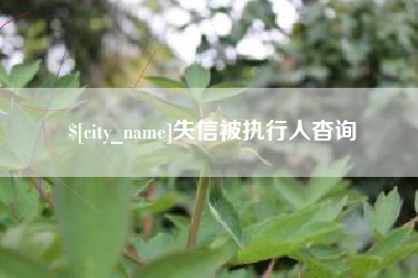 大悟失信被执行人杳询
