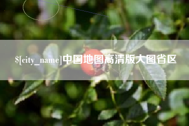 大悟中国地图高清版大图省区