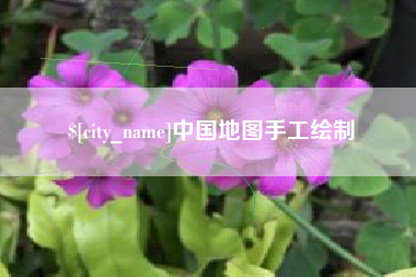 大悟中国地图手工绘制