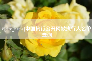 大悟中国执行公开网被执行人名单查询