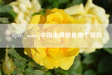 大悟中国金牌都是哪个项目