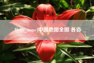 大悟中国地图全图 各省