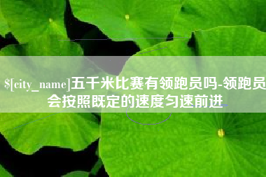 大悟五千米比赛有领跑员吗-领跑员会按照既定的速度匀速前进