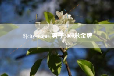 大悟男子5000米金牌