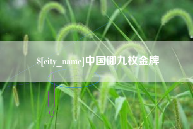 大悟中国哪九枚金牌