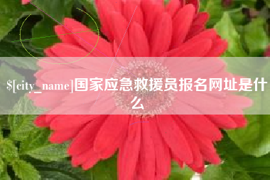 大悟国家应急救援员报名网址是什么