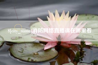 大悟消防网络直播课在哪里看