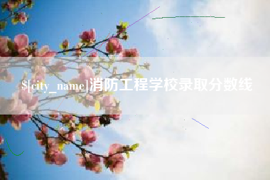 大悟消防工程学校录取分数线
