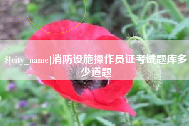 大悟消防设施操作员证考试题库多少道题
