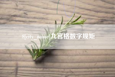 大悟九宫格数字规矩